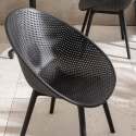 Chaises de restaurant en plastique - Lot de 4