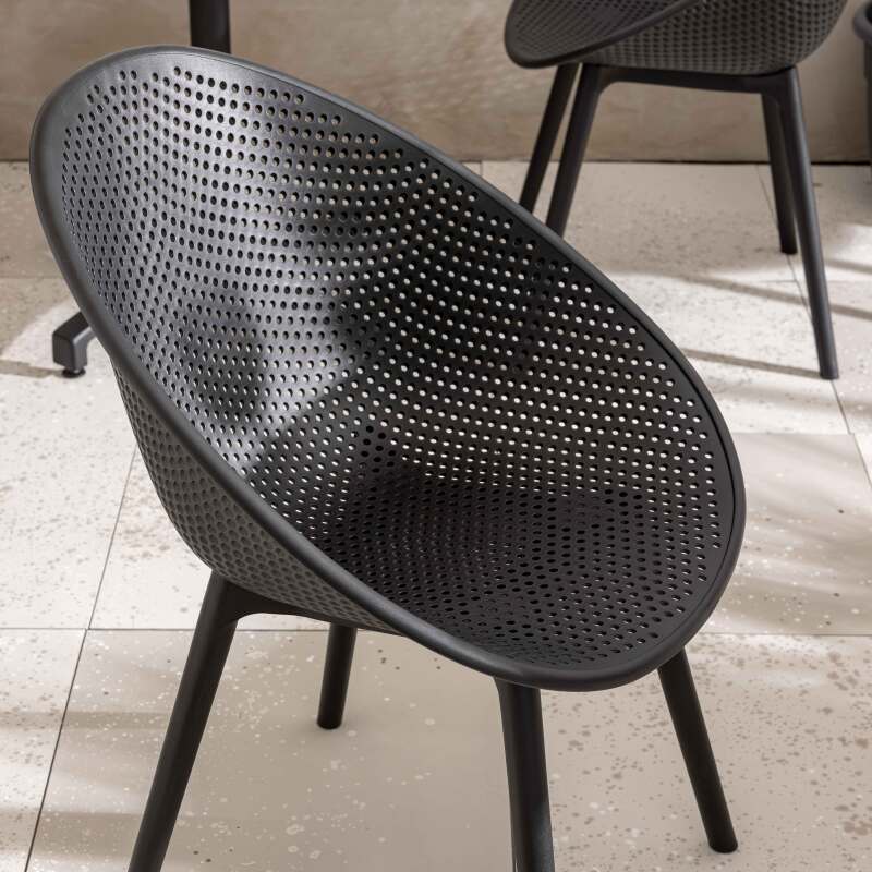 Chaises de restaurant en plastique - Lot de 4