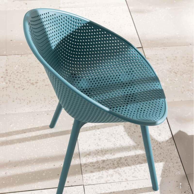 Chaises de restaurant en plastique - Lot de 4