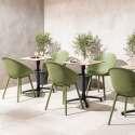 Chaises de restaurant en plastique - Lot de 4