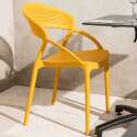 Chaises de restaurant en plastique - Lot de 4