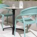 Chaises de restaurant en plastique - Lot de 4