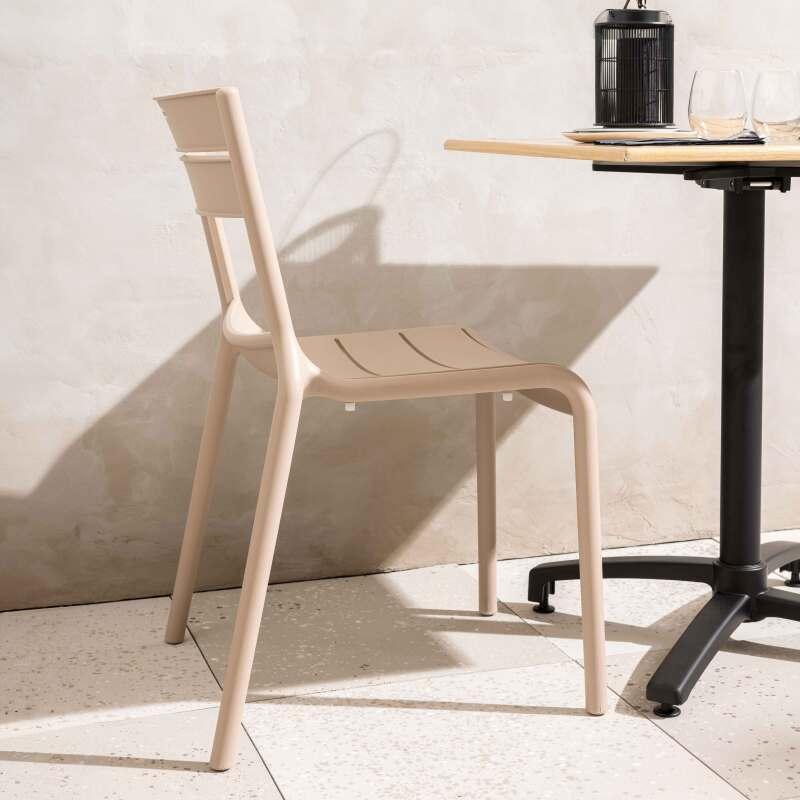 Chaises de restaurant en plastique - Lot de 4
