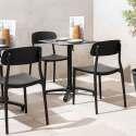 Chaises de restaurant en plastique - Lot de 2