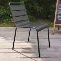 Chaise de restaurant en métal thermolaqué