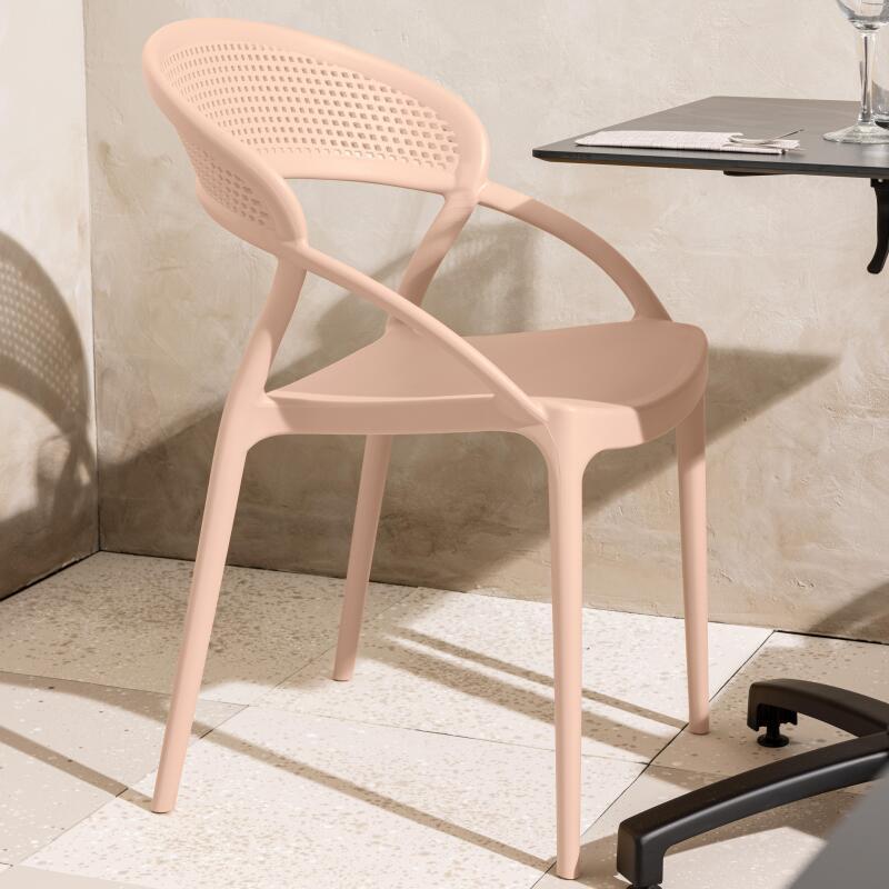 Chaises de restaurant en plastique - Lot de 4