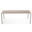 Banquette d'extérieur en métal