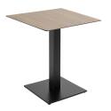 Table à manger 70 x 70 cm en HPL avec revêtement mélaminé