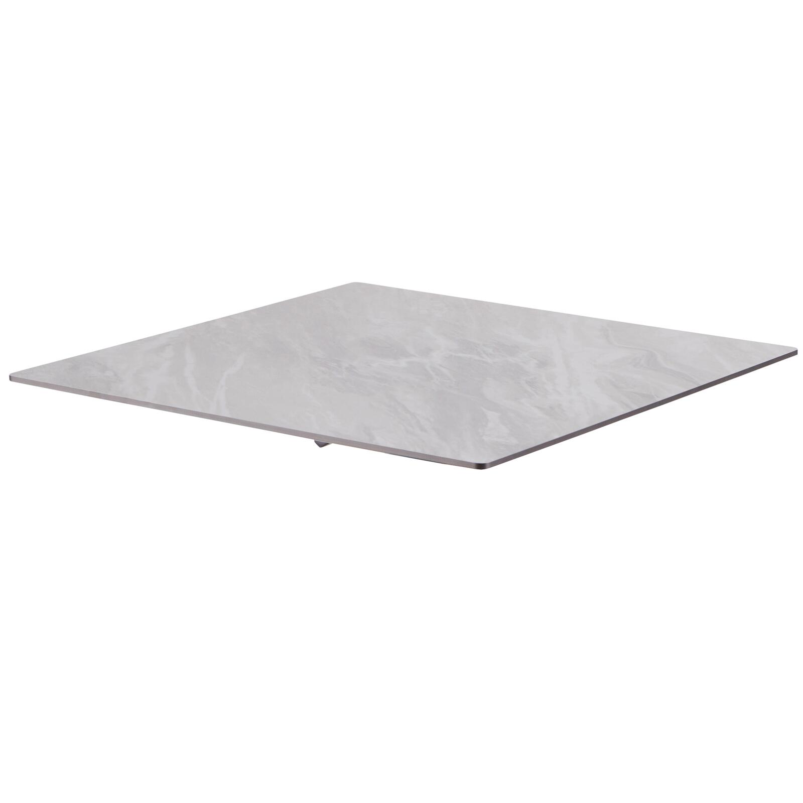 Table à manger 70 x 70 cm en HPL avec revêtement mélaminé