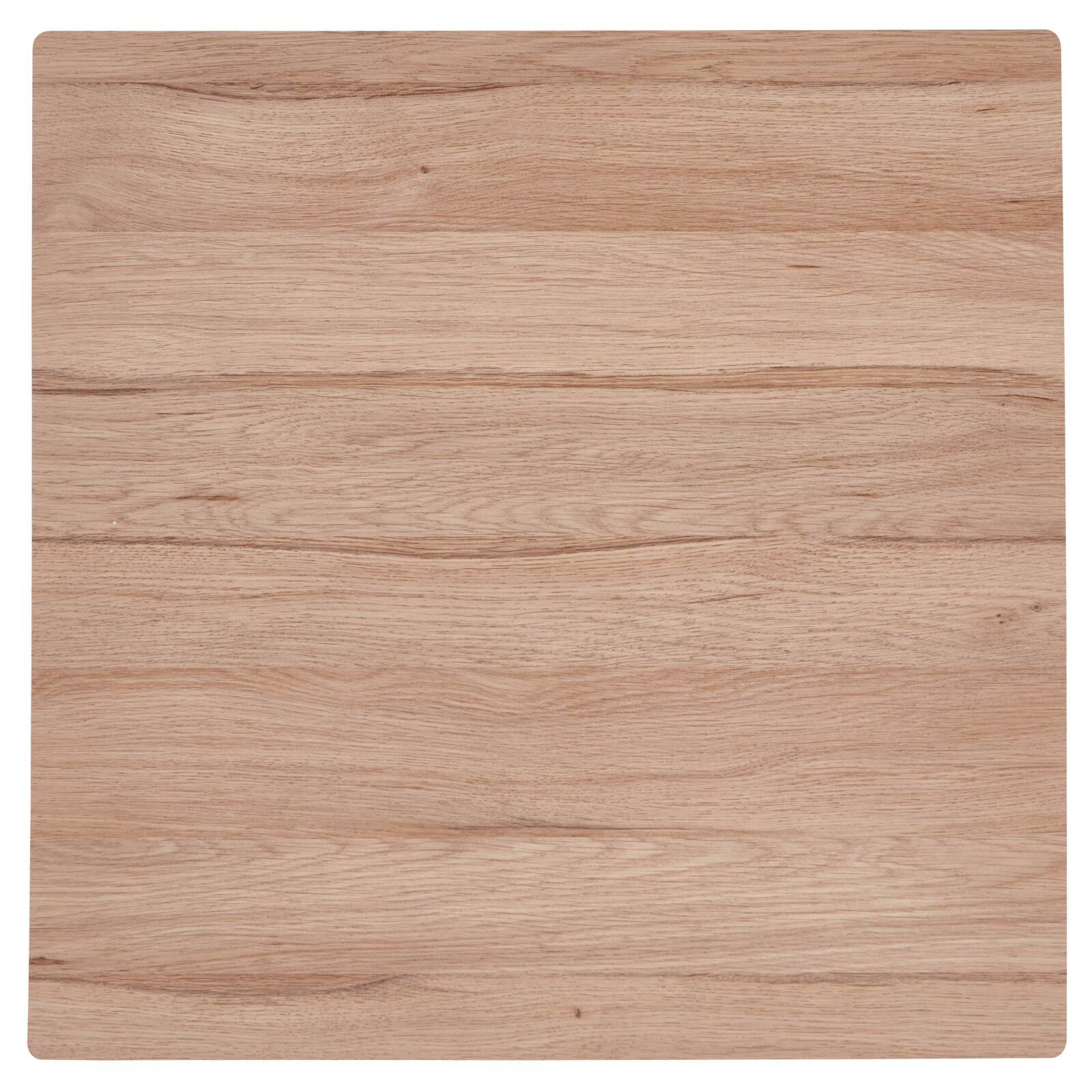 Table à manger 70 x 70 cm en HPL avec revêtement mélaminé