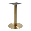 Table à manger 60 x 60 cm en contreplaqué avec revêtement stratifié et bords en aluminium