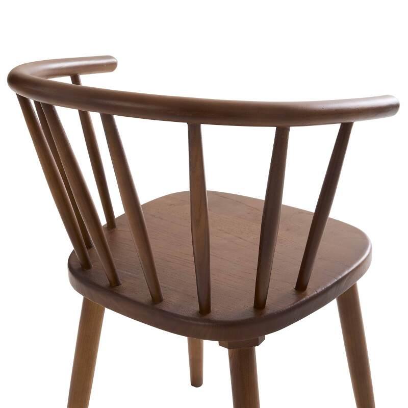 Lot de 2 chaises en bois d'orme