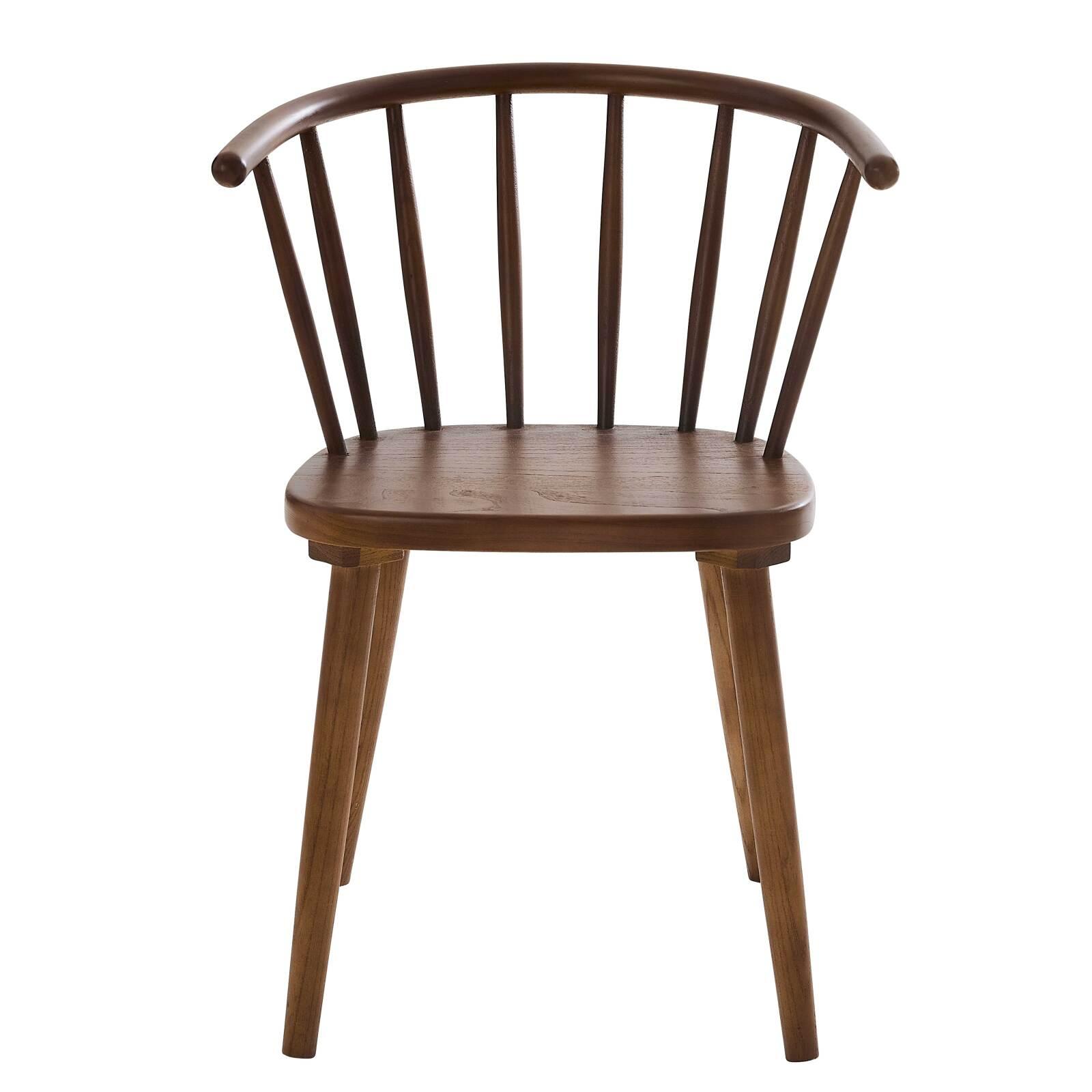 Lot de 2 chaises en bois d'orme