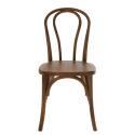 Lot de 2 chaises style bistrot - Bois d'orme foncé