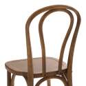 Lot de 2 chaises style bistrot - Bois d'orme foncé