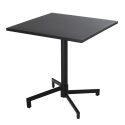 Table 70 x 70 cm inclinable et pieds encastrables en métal
