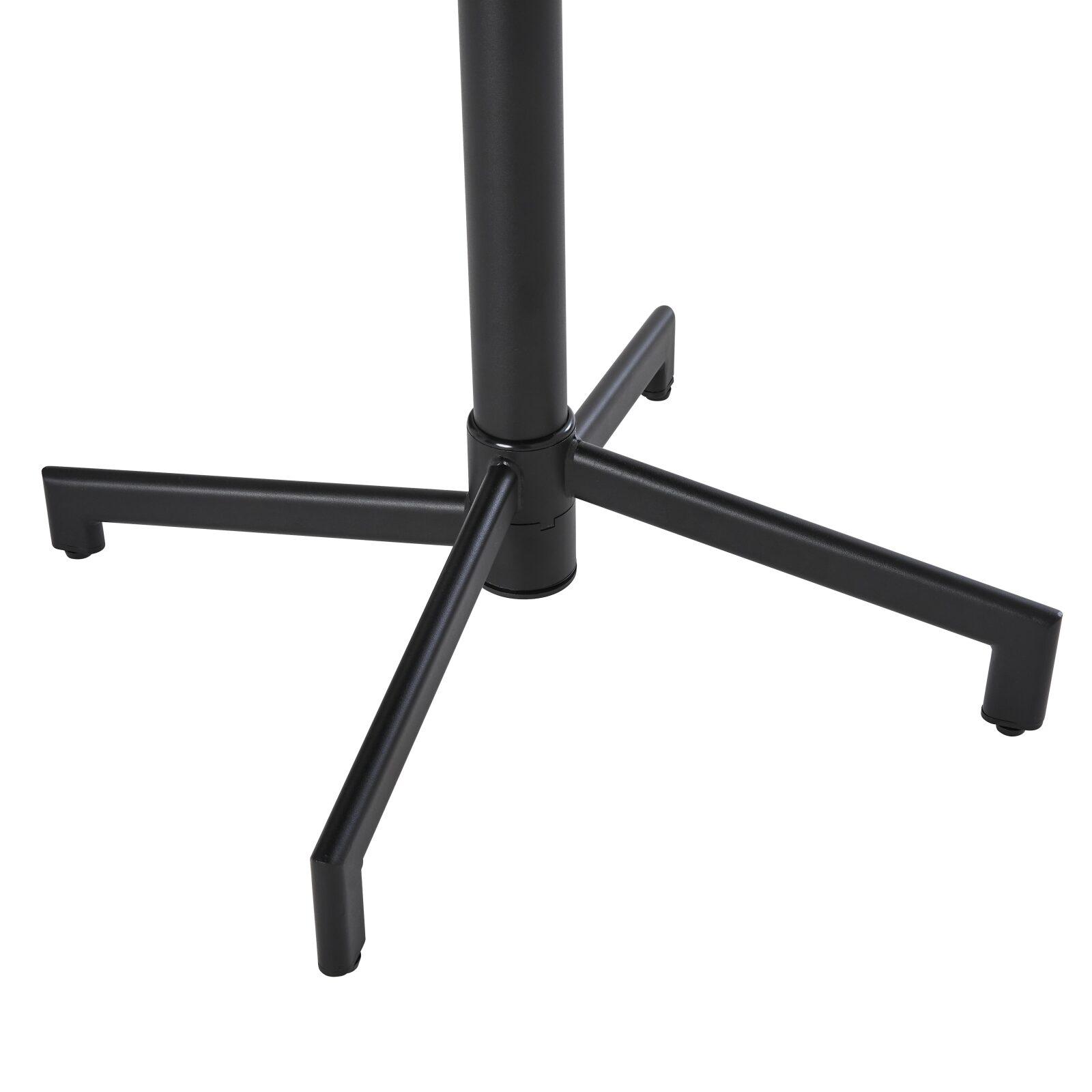 Table 70 x 70 cm inclinable et pieds encastrables en métal Table 70 x 70 cm inclinable et pieds encastrables en métal