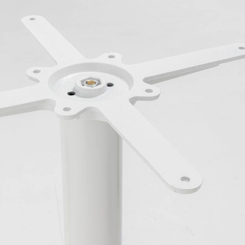 Table à manger ronde Ø 60 cm en aggloméré avec revêtement mélaminé