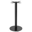 Table haute ronde Ø60 cm en aggloméré avec revêtement mélaminé