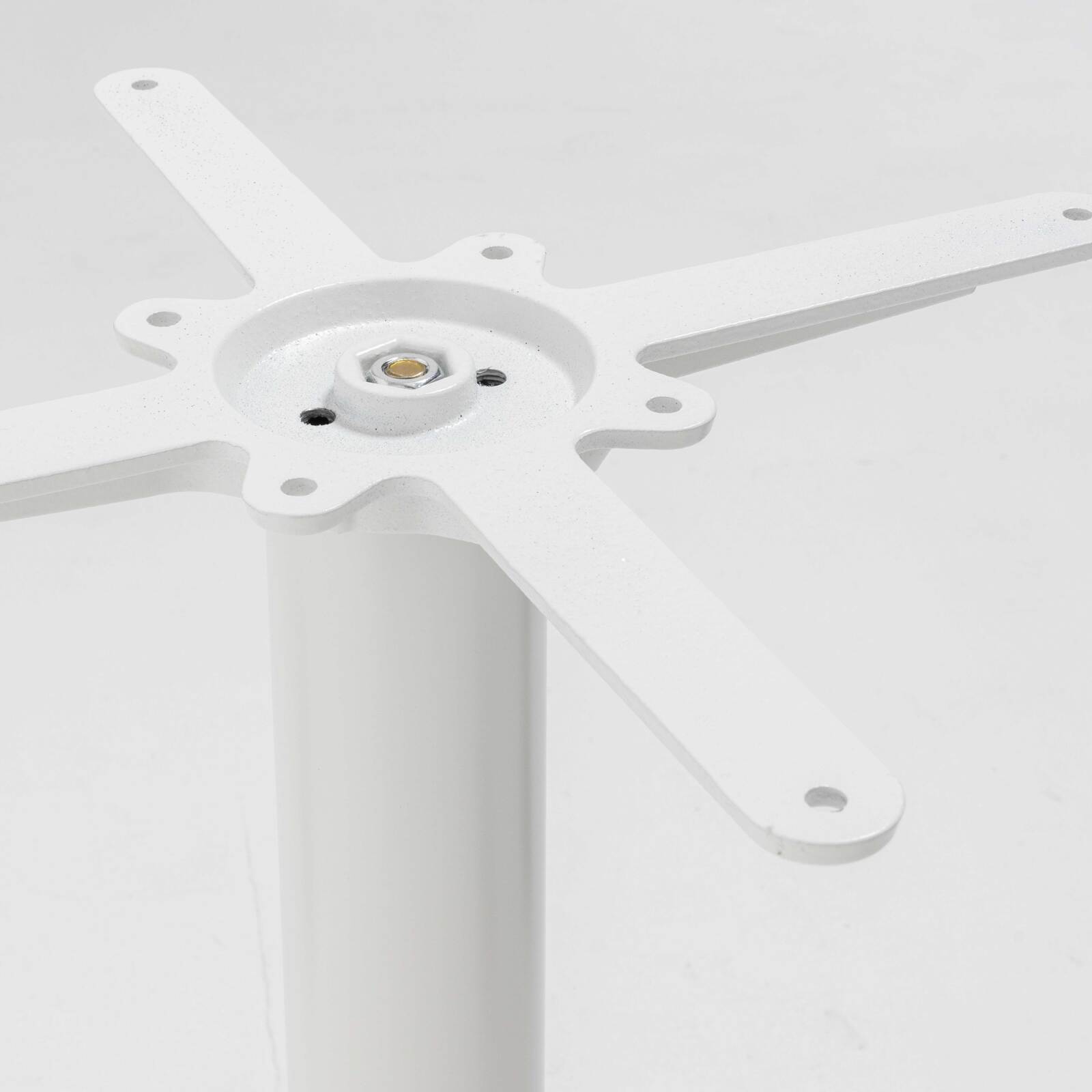 Table haute ronde Ø60 cm en aggloméré avec revêtement mélaminé