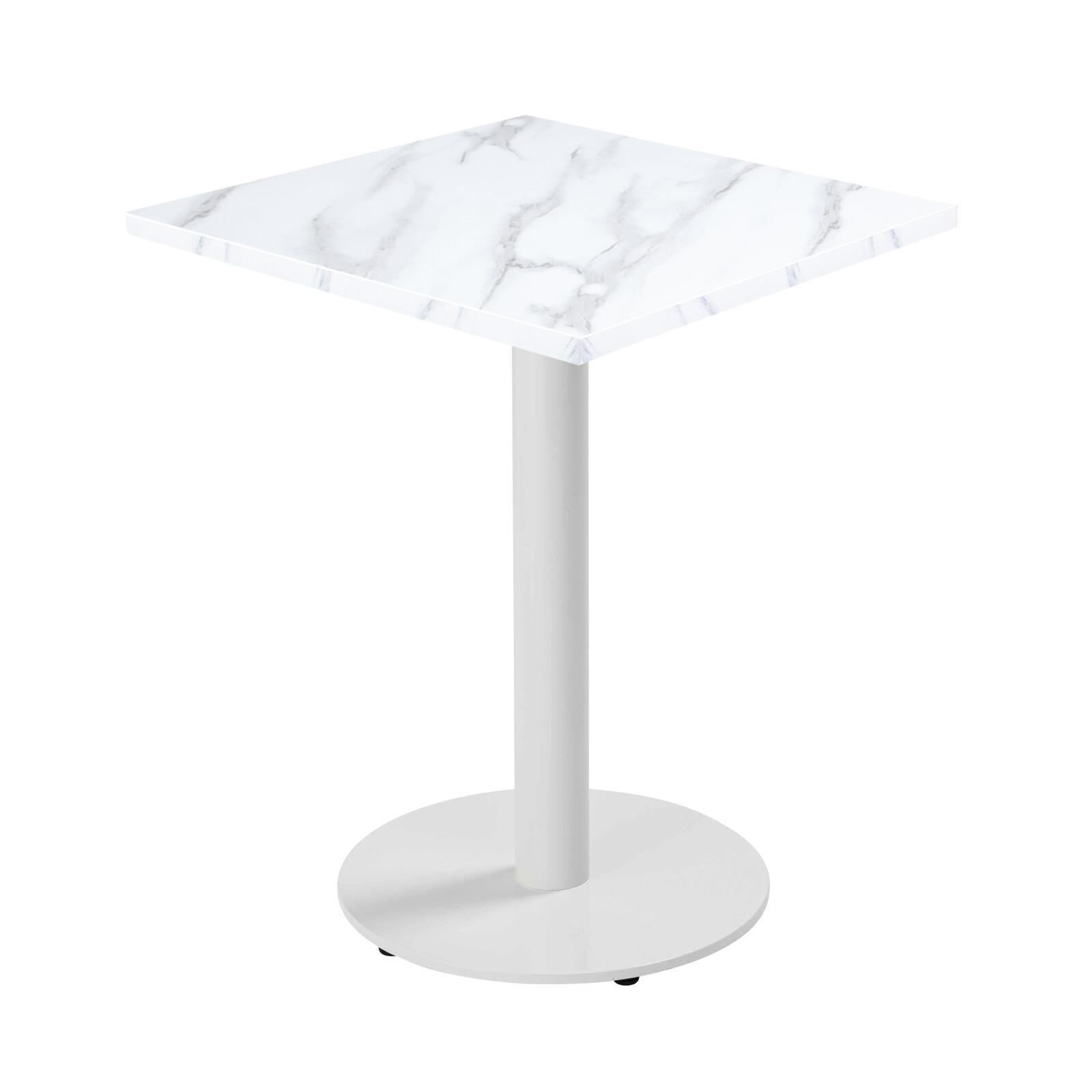 Table à manger 60 x 60 cm en aggloméré avec revêtement