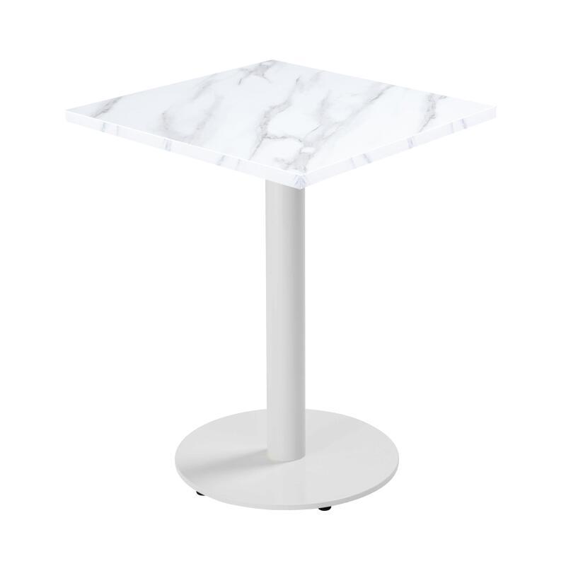 Table à manger 60 x 60 cm en aggloméré avec revêtement