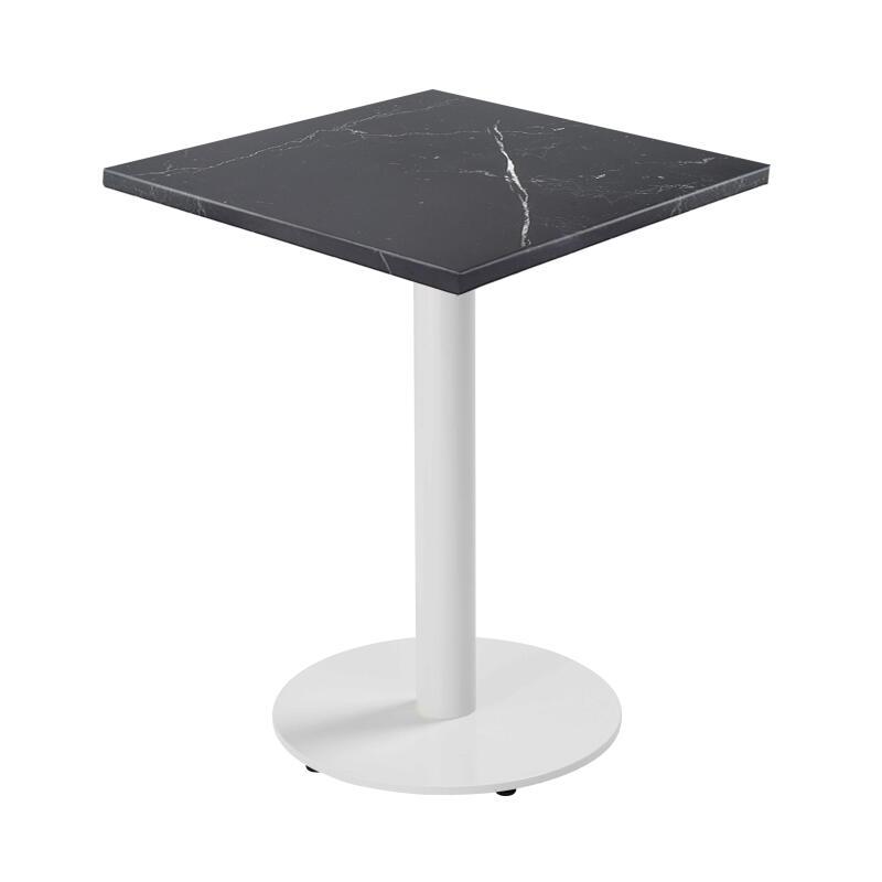 Table à manger 60 x 60 cm en aggloméré avec revêtement