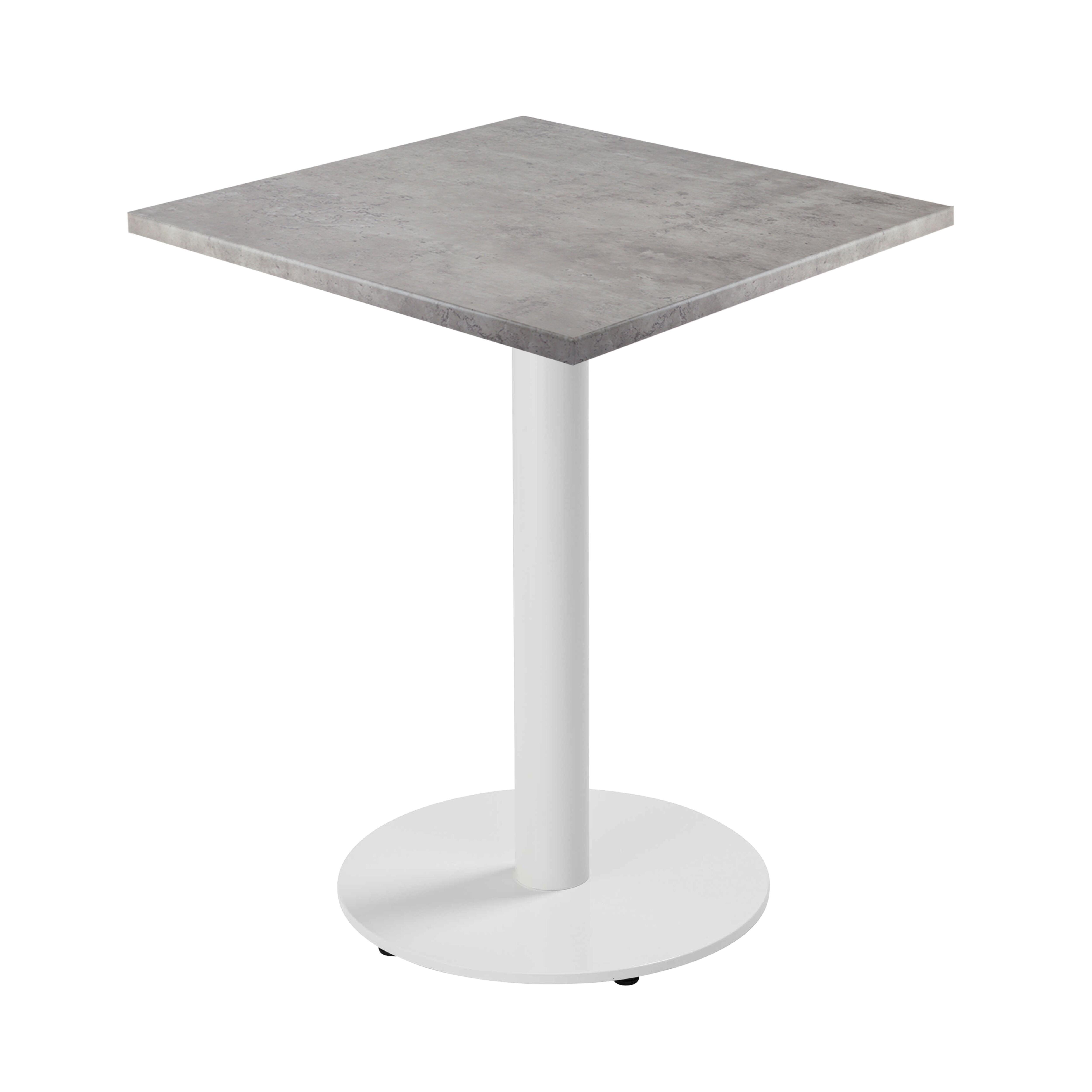 Table de restaurant 60x60 cm en aggloméré avec revêtement
