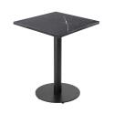 Table à manger 60 x 60 cm en aggloméré avec revêtement