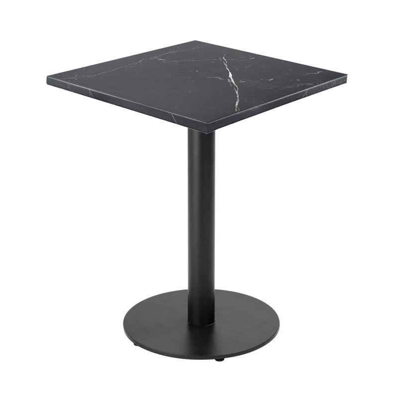Table à manger 60 x 60 cm en aggloméré avec revêtement