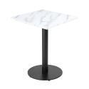 Table à manger 60 x 60 cm en aggloméré avec revêtement
