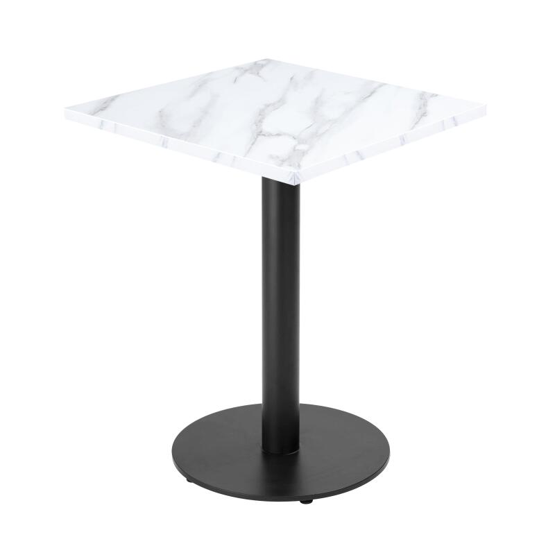 Table à manger 60 x 60 cm en aggloméré avec revêtement