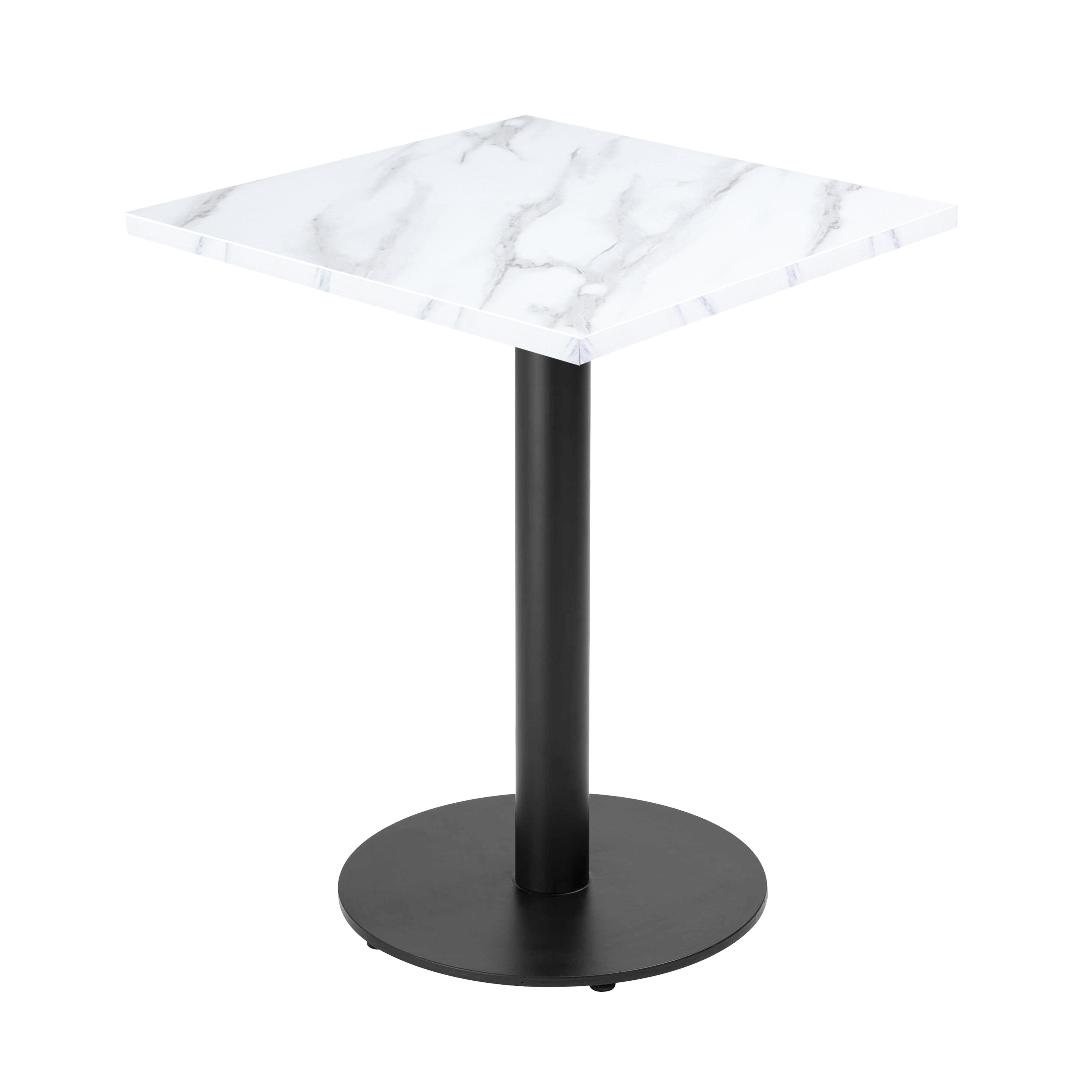 Table de restaurant 60x60 cm en aggloméré avec revêtement