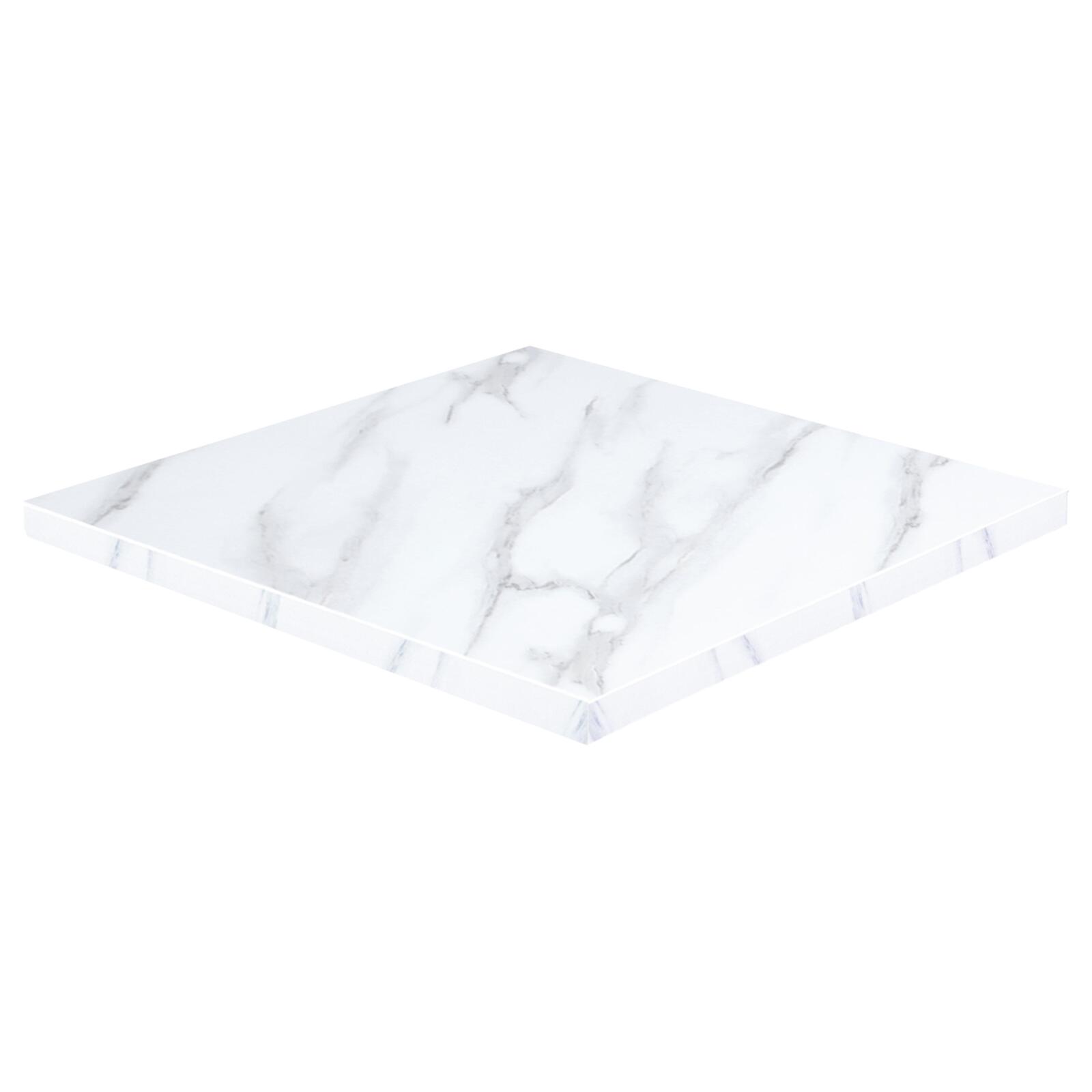 Table à manger 60 x 60 cm en aggloméré avec revêtement