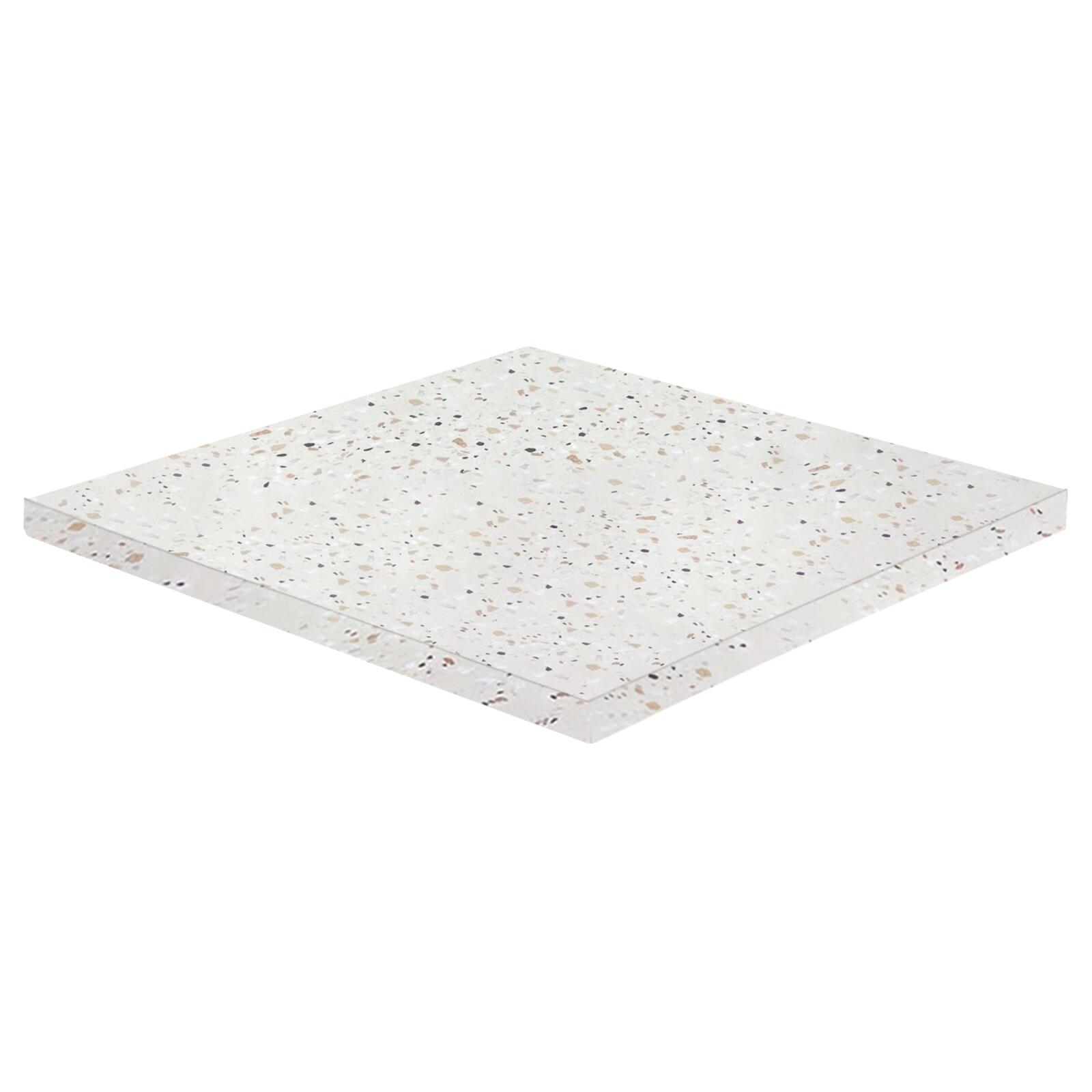 Table à manger 60 x 60 cm en aggloméré avec revêtement