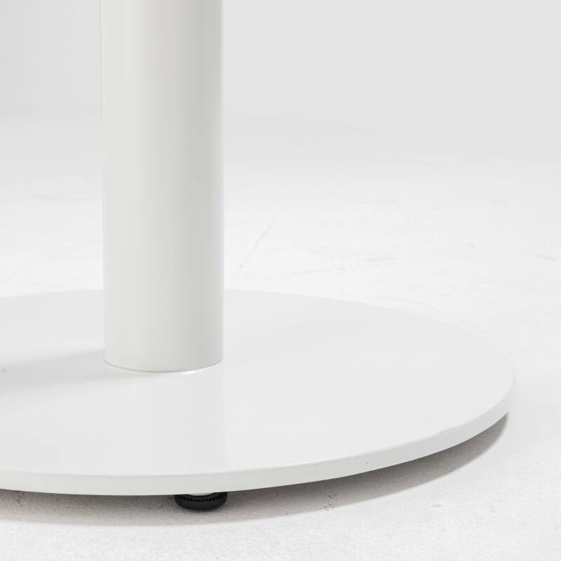 Table haute 60 x 60 cm en aggloméré avec revêtement mélaminé