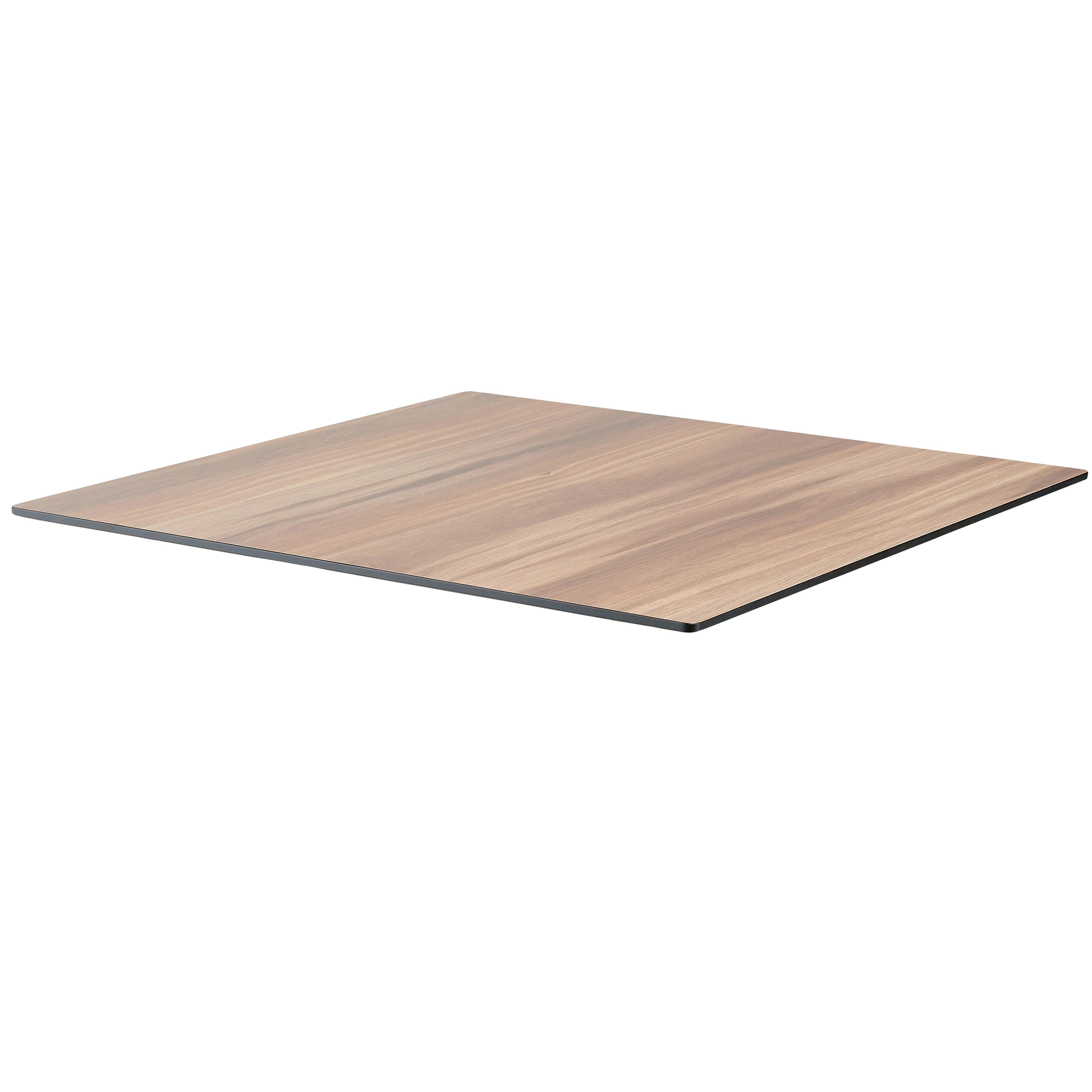 Plateau de table carré en HPL (70x70 cm) - HPL (Stratifié haute pression)