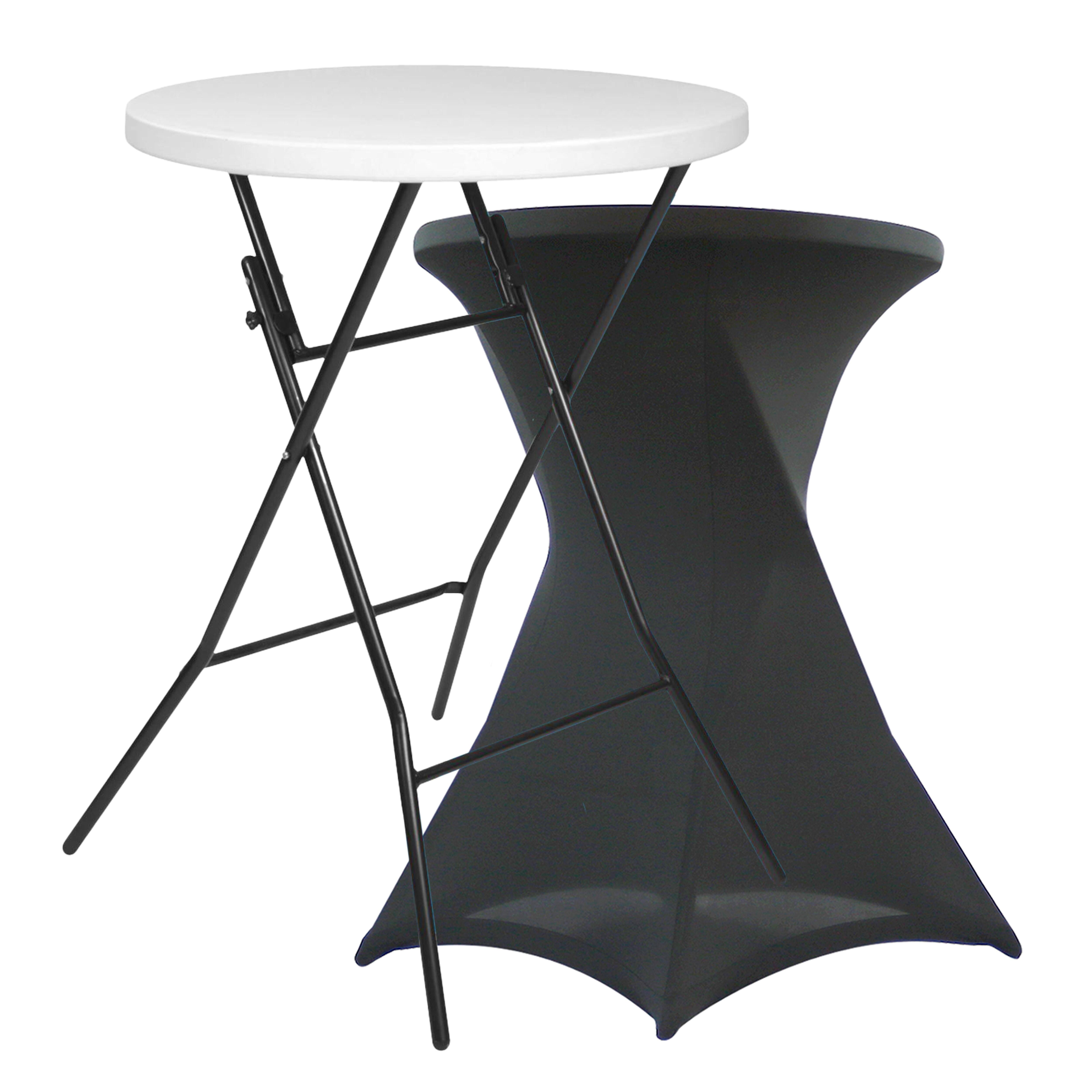 Mange debout pliant et housse de mange debout gris foncé