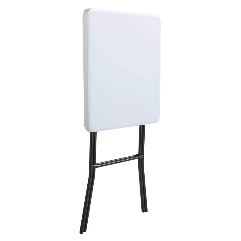 Mange debout pliant blanc carré 110 x 68 cm - Lot de 2