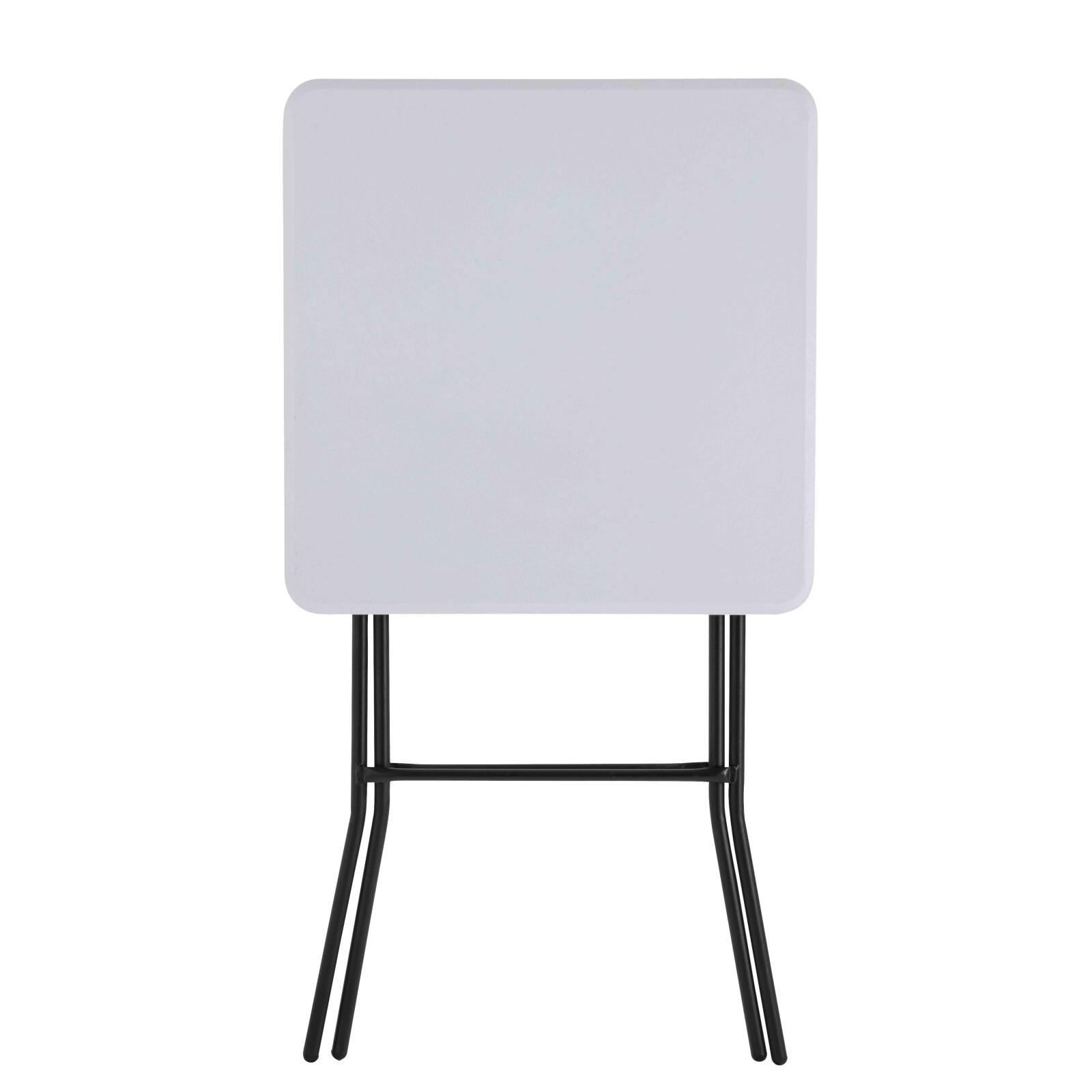 Mange debout pliant blanc carré 110 x 68 cm - Lot de 2