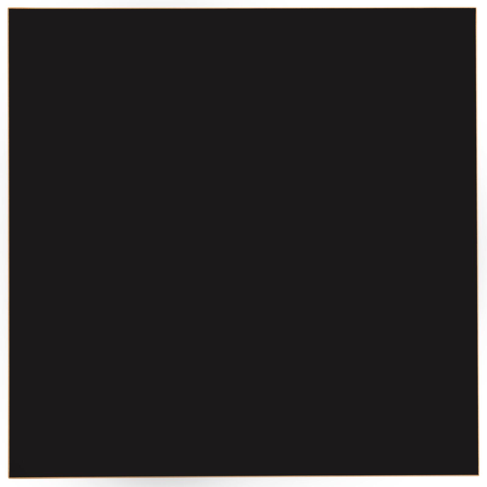 Plateau de table carré 60 x 60 cm en mélaminé avec bords en PVC