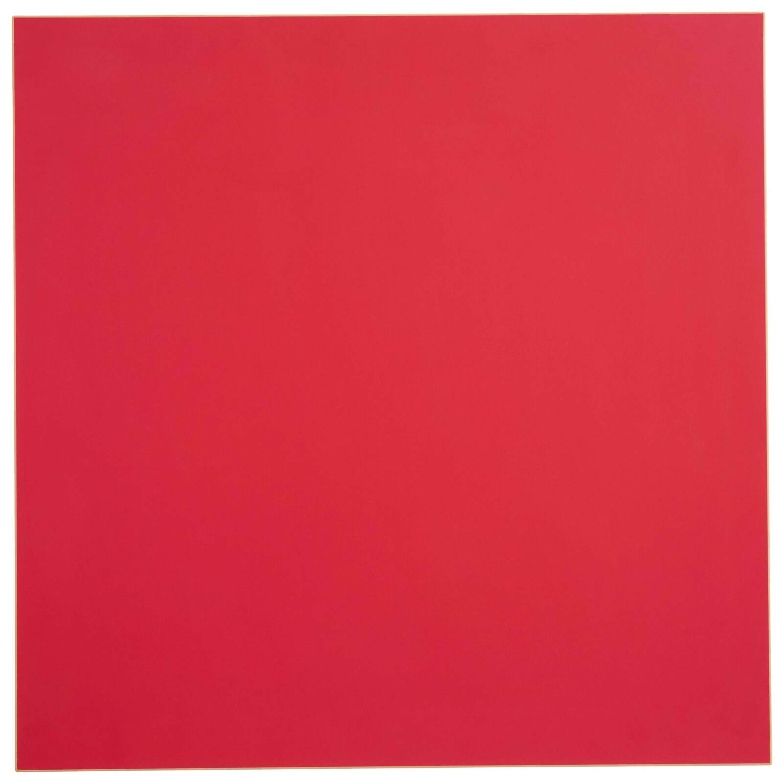 Plateau de table carré 60 x 60 cm en mélaminé avec bords en PVC