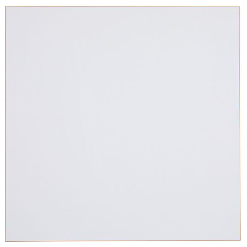 Plateau de table carré 60 x 60 cm en mélaminé avec bords en PVC