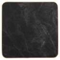 Plateau de table carré en contreplaqué avec revêtement stratifié et bords en aluminium 60 x 60 cm