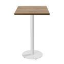 Table haute de restaurant 60 x 60 cm en aggloméré avec revêtement mélaminé