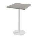 Table haute de restaurant 60 x 60 cm en aggloméré avec revêtement mélaminé