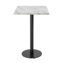 Table haute de restaurant 60 x 60 cm en aggloméré avec revêtement mélaminé