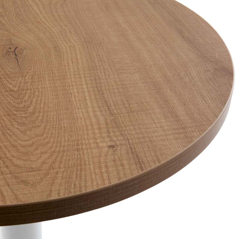 Table haute ronde Ø60 cm en aggloméré avec revêtement mélaminé (3/7)