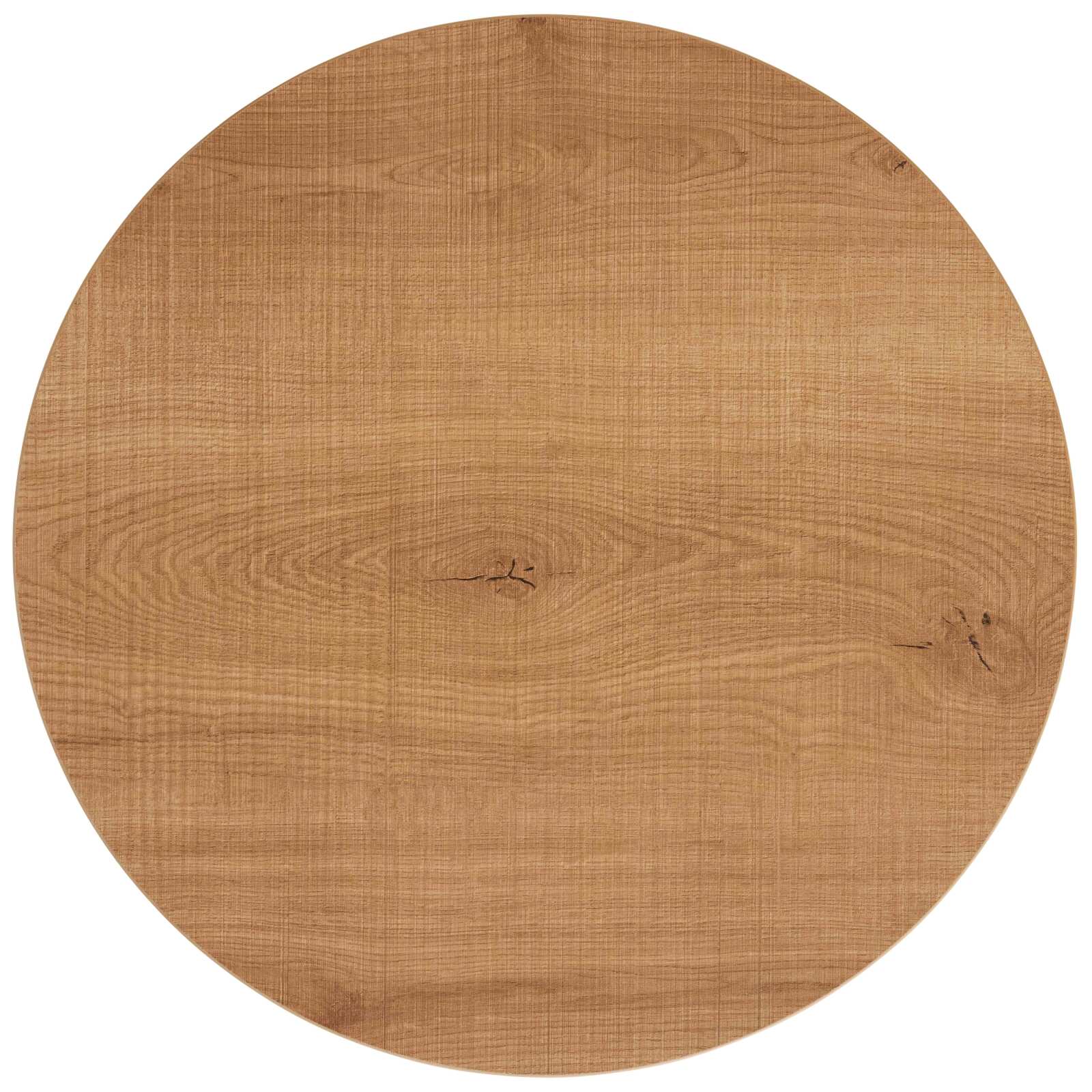 Table haute ronde Ø60 cm en aggloméré avec revêtement mélaminé