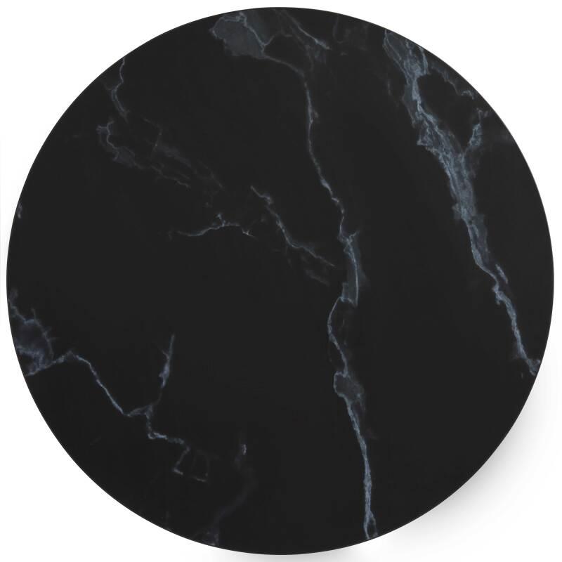 Table haute ronde Ø60 cm en aggloméré avec revêtement mélaminé